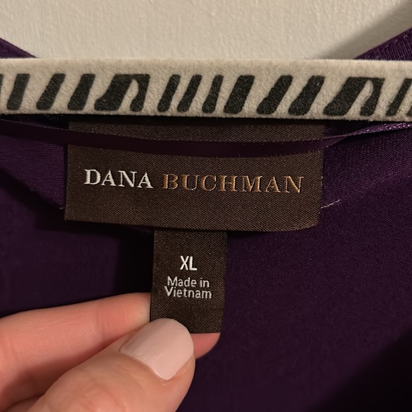 Dana Buchman Purple Dress XL - Picture 2 of 5